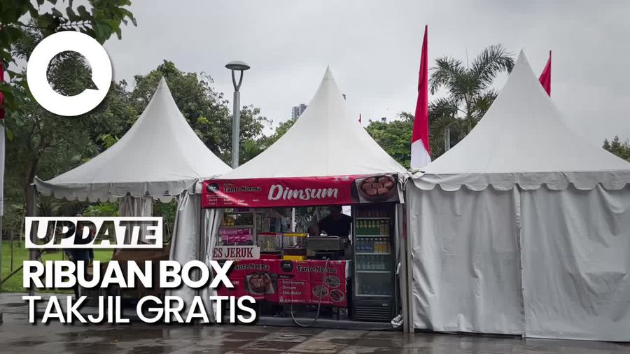 Masjid Istiqlal Sediakan Ribuan Bungkus Takjil Gratis Selama Ramadan