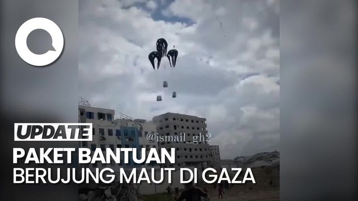 5 Warga Gaza Tewas Tertimpa Paket Bantuan, AS Bantah Terlibat