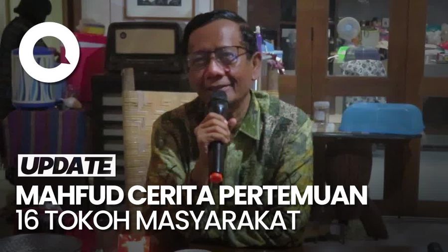 Mahfud Ungkap 16 Tokoh Masyarakat Minta Megawati Memimpin Lagi