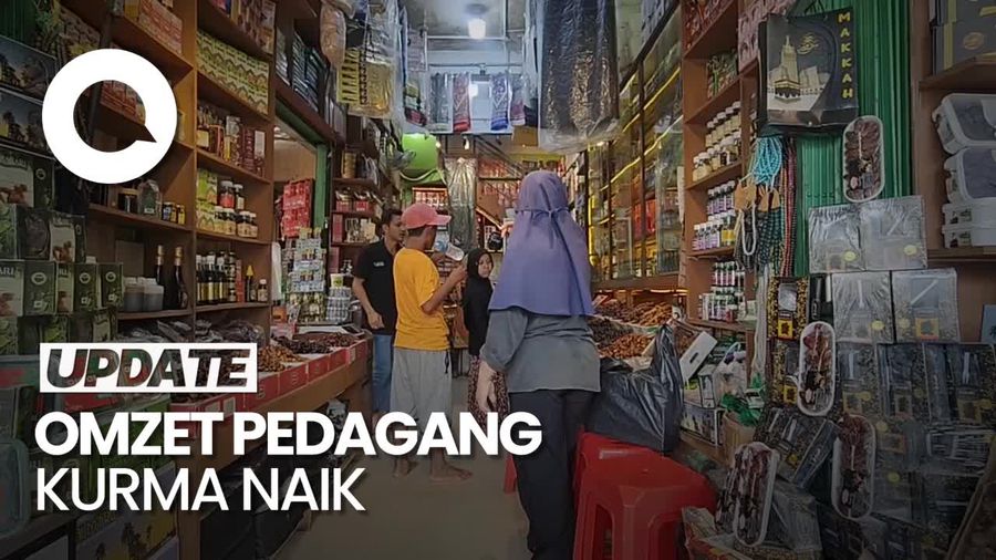 Pedagang Kurma Tanah Abang Raup Cuan Jelang Ramadan