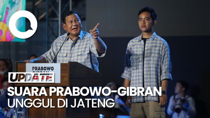 Rekapitulasi Nasional KPU: Prabowo-Gibran Unggul di Jateng