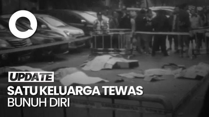 Rekaman CCTV Gelagat Sekeluarga di Lift Sebelum Lompat dari Apartemen di Jakut