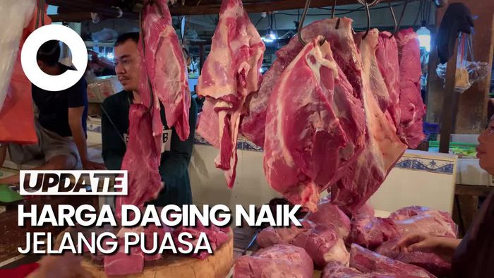 Jelang Ramadan, Harga Daging Sapi-Ayam di Pasar Ciledug Naik