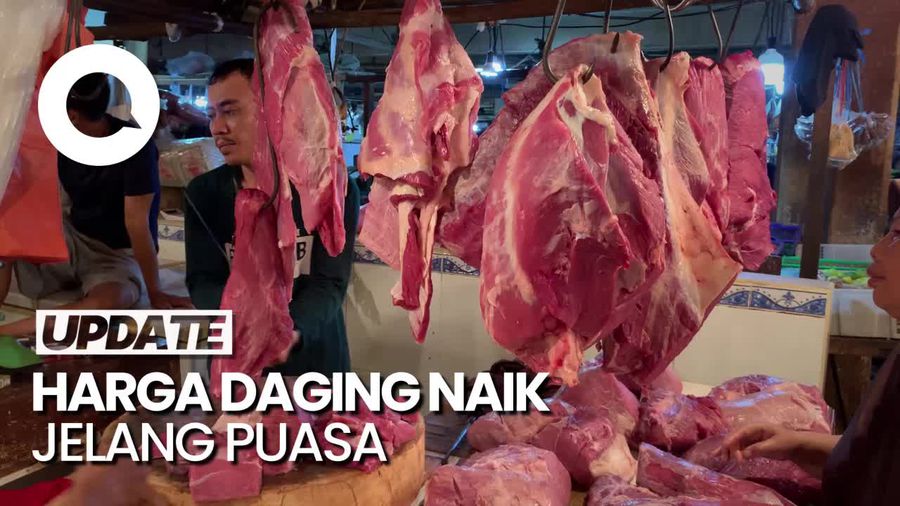 Jelang Ramadan, Harga Daging Sapi-Ayam di Pasar Ciledug Naik