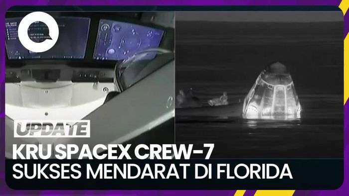 4 Anggota SpaceX Crew-7 Selesaikan Misi 6 Bulan di ISS