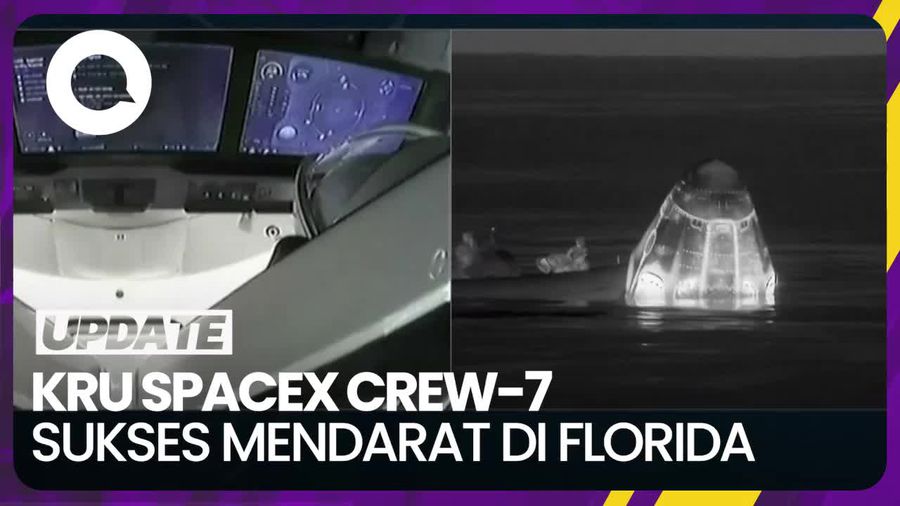 4 Anggota SpaceX Crew-7 Selesaikan Misi 6 Bulan di ISS