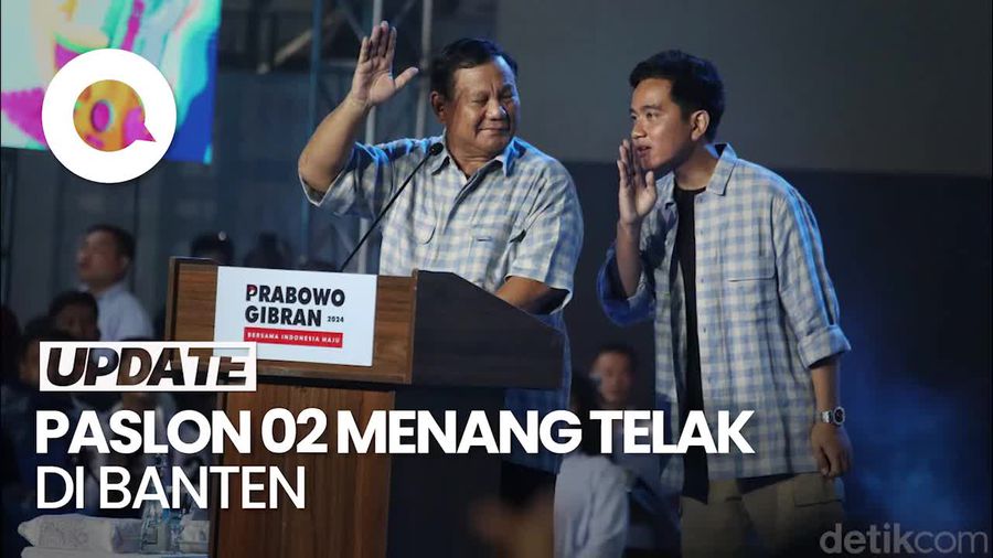 Prabowo-Gibran Unggul Telak di Banten, Raup Lebih dari 4 Juta Suara