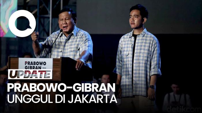 Rekap Nasional KPU: Prabowo-Gibran Unggul Tipis Atas AMIN di Jakarta