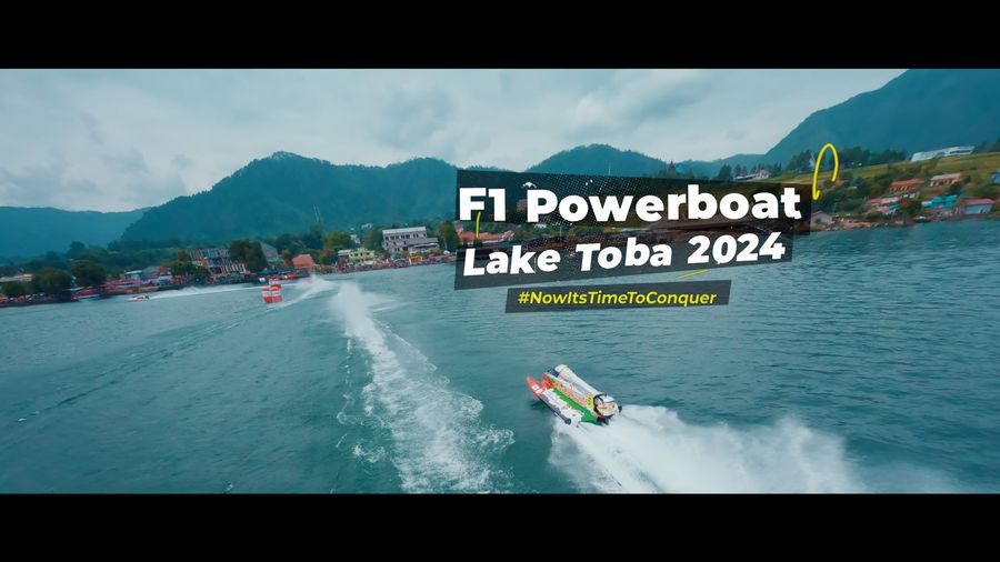 F1Powerboat Lake Toba 2024 #NowItsTimeToConquer
