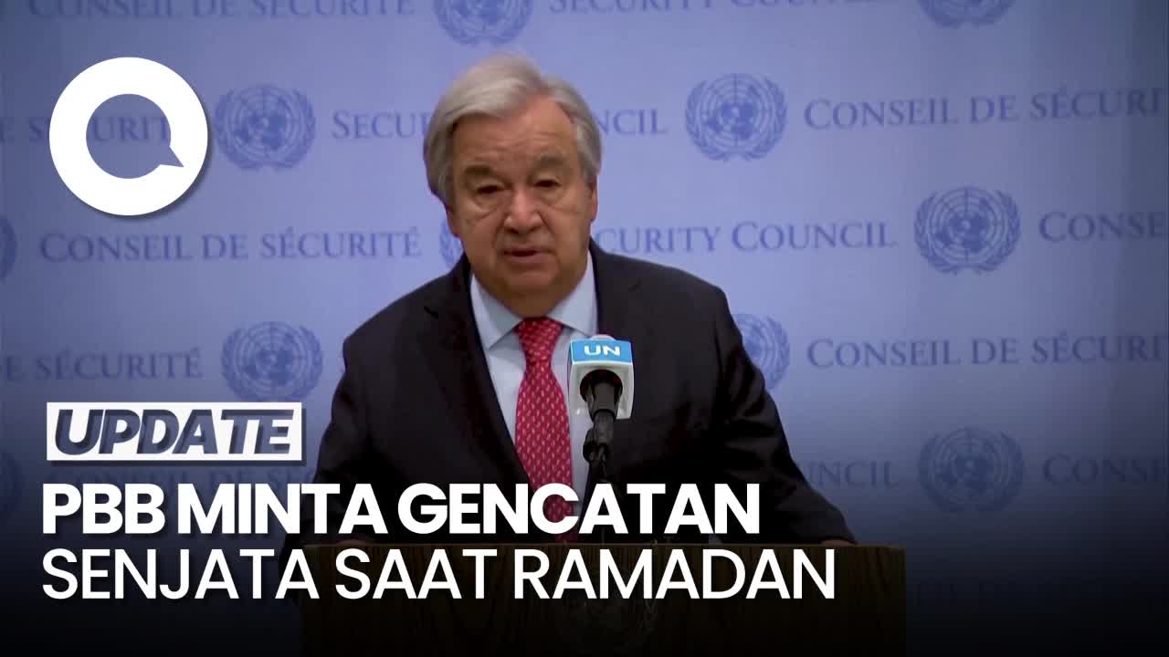 Sekjen PBB Serukan Gencatan Senjata Di Gaza Hingga Sudan Saat Ramadan