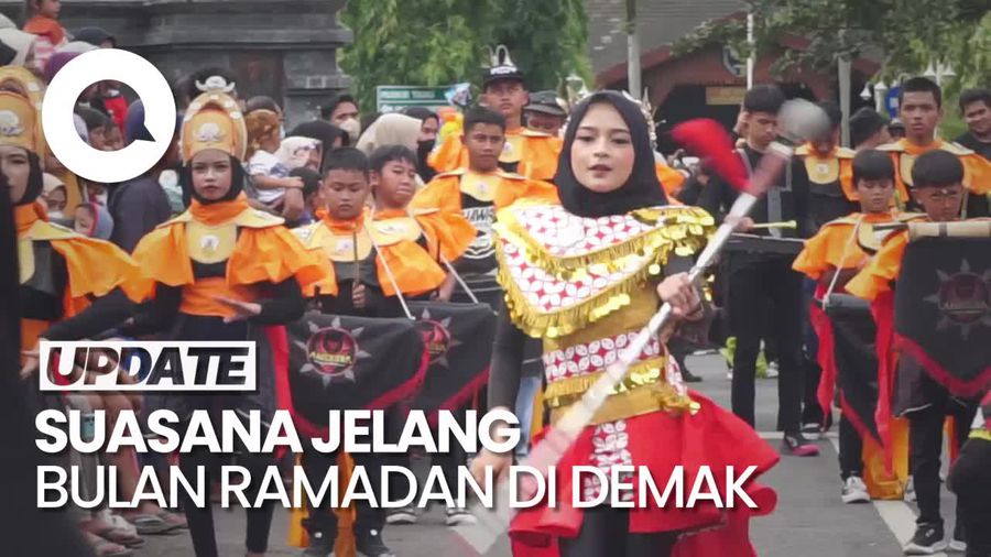 Meriahnya Megengan Sambut Datangnya Ramadan di Demak