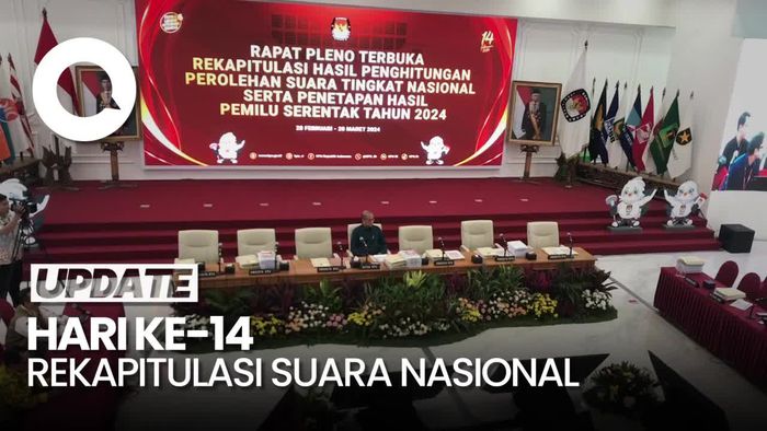 KPU Mulai Rekapitulasi Nasional Pemilu 2024 Hari Ke-14 Untuk 8 Provinsi