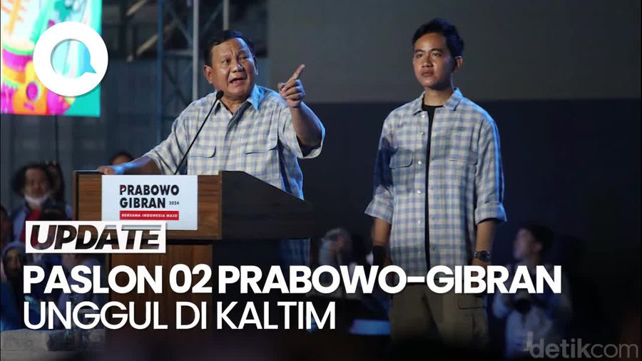 Prabowo-Gibran Unggul Jauh di Kaltim, Raih Lebih dari 1,5 Juta Suara