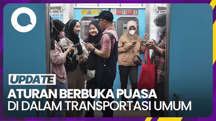 Buka Puasa saat di KRL-Transjakarta? Simak Aturannya!