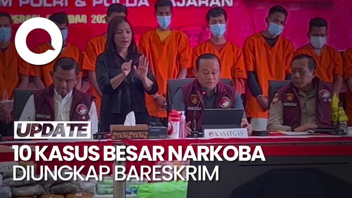 Dalam Sebulan, Bareskrim Polri Ungkap 10 Kasus Besar Narkoba