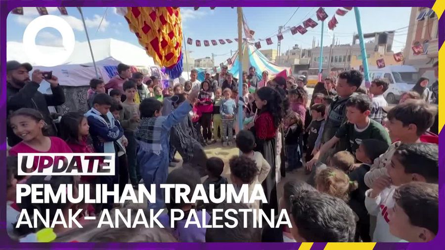Saat Relawan Bantu Anak-anak Palestina Atasi Trauma