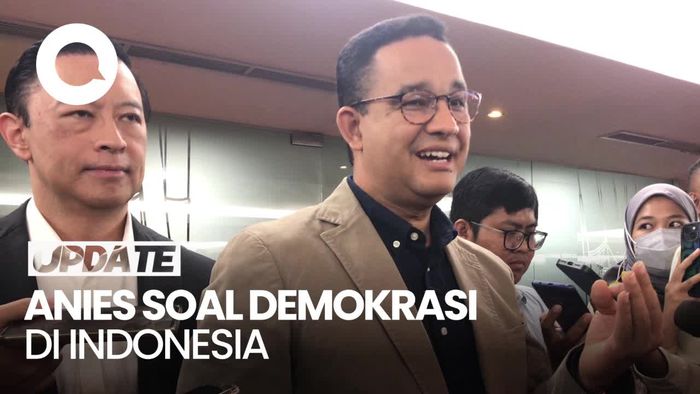 Anies Soroti Demokrasi di Indonesia, Singgung Oposisi-Pemilu Adil