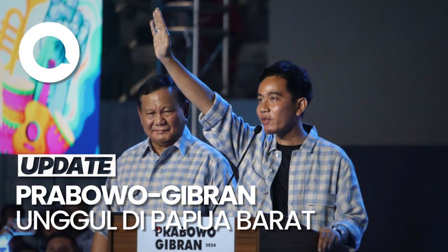 Rekapitulasi Nasional: Prabowo-Gibran Unggul di Papua Barat 