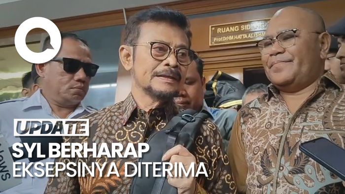 SYL Seusai Baca Eksepsi: Saya Mengawali Karier untuk Jadi Pahlawan