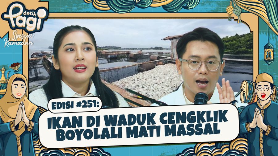 Ikan di Waduk Cengklik Boyolali Mati Massal