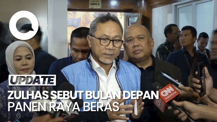 Zulhas soal Harga Beras Lokal Belum Turun: Bulan Depan Panen Raya