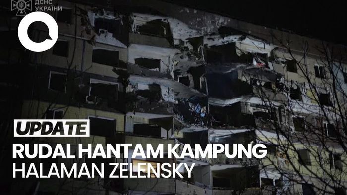 Apartemen di Kampung Halaman Zelensky Dirudal Rusia, 3 Orang Tewas