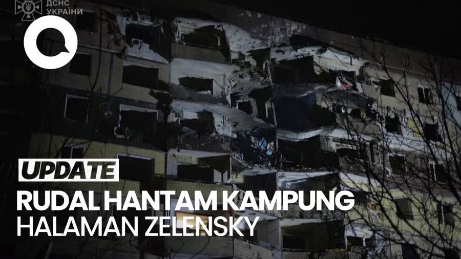 Apartemen di Kampung Halaman Zelensky Dirudal Rusia, 3 Orang Tewas