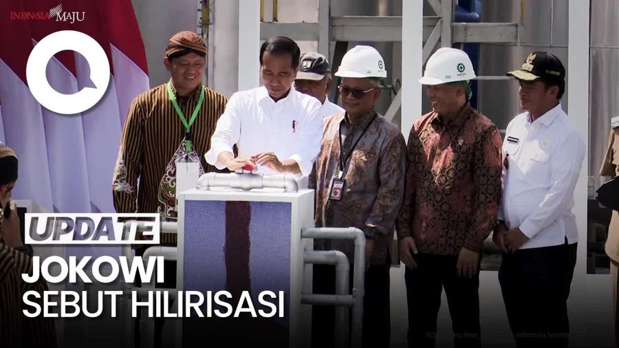 Jokowi Resmikan Pabrik Minyak Makan Merah di Deli Serdang Sumut