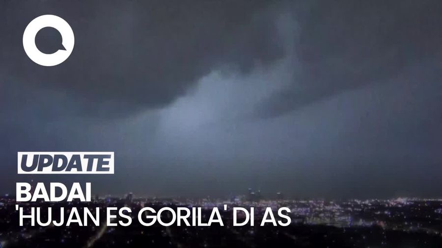 Fenomena Badai Hujan Es Gorila Melanda AS