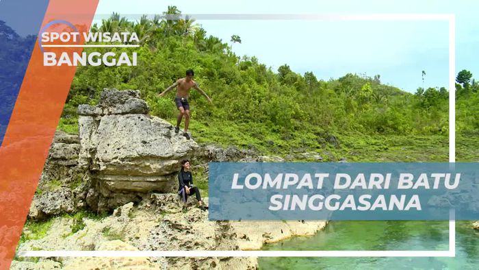 Seru-seruan Melompat Dari Batu Singgasana Danau Lemelu Banggai