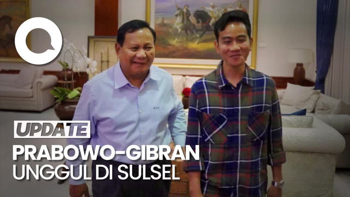 Rekap Nasional: Prabowo-Gibran Menang di Sulsel, Raih 3 Juta Lebih Suara