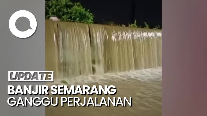 Semarang Dikepung Banjir, Ganggu Jalur Pantura-Perjalanan KA