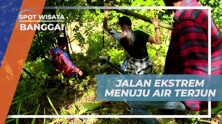 Menuruni Jalan Terjal Dengan Kemiringan 45 Derajat, Banggai