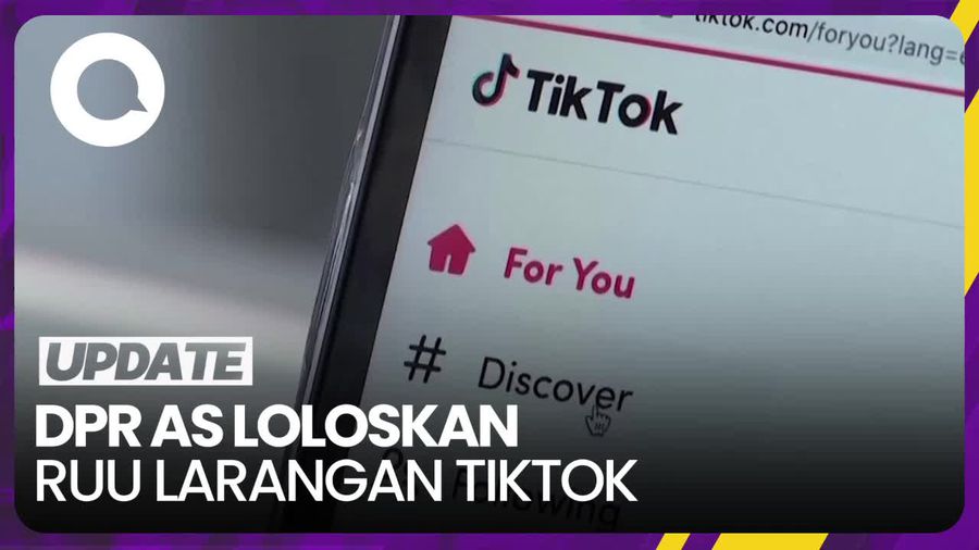 Suara Bulat, DPR AS Loloskan RUU TikTok Lakukan Divestasi
