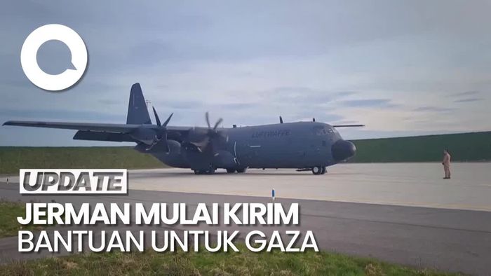 Jerman Mulai Terbangkan Bantuan untuk Gaza ke Yordania