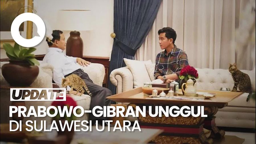 Rekapitulasi Nasional KPU: Prabowo-Gibran Menang di Sulut