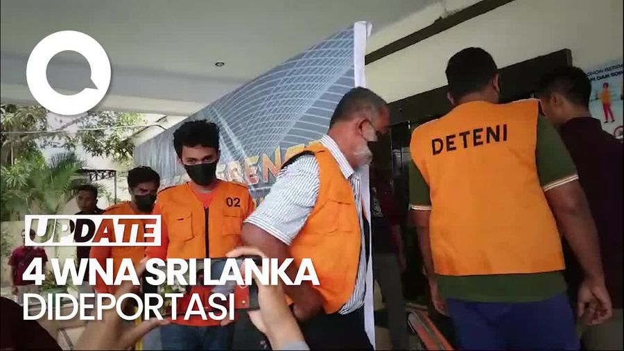 Imigrasi Deportasi 4 WNA Sri Lanka Penambang Ilegal di Gorontalo