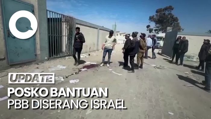 Israel Serang Posko Bantuan PBB di Gaza, 5 Orang Tewas