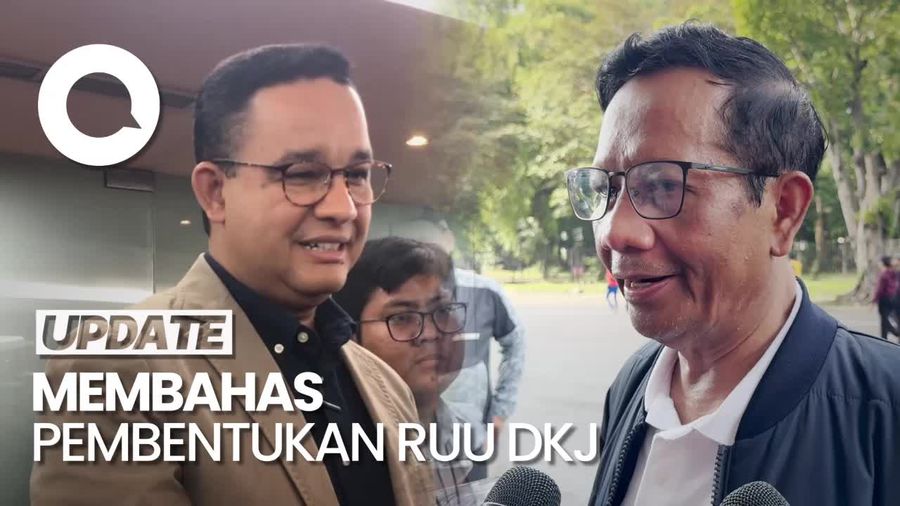 Saat RUU DKJ Dapat Respons Dingin Anies dan Mahfud