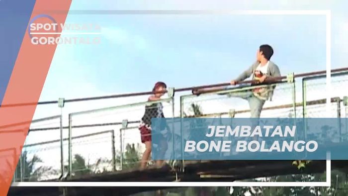 Melihat Keindahan Alam Gorontalo Dari Jembatan Gantung Bone Balango