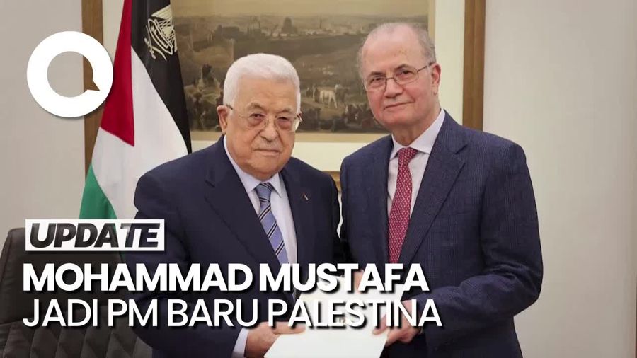 Presiden Palestina Tunjuk Mohammad Mustafa Sebagai Perdana Menteri Baru