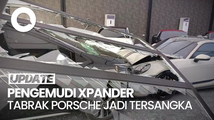 Fakta-fakta Pengemudi Xpander Seruduk Porsche Berujung Jadi Tersangka