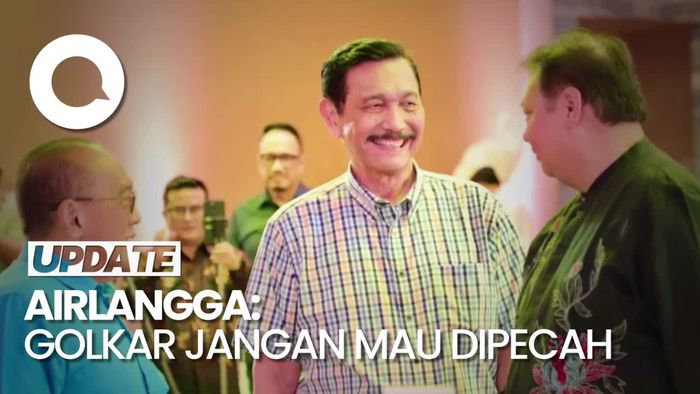 Momen Luhut, Ical, hingga Airlangga Duduk Bareng di Bali
