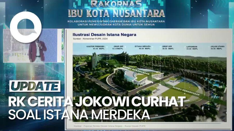 RK Cerita Dicurhati Jokowi soal Istana Merdeka yang Isinya Simbol Penjajah