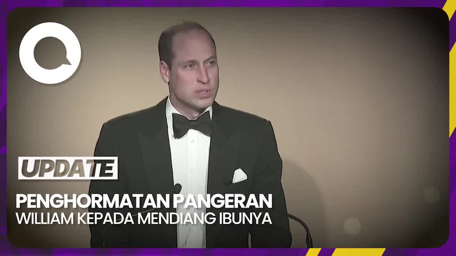 Saat Pangeran William Beri Penghormatan untuk Mendiang Putri Diana