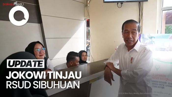 Jokowi Tinjau RSUD Sibuhuan: Pendaftaran BPJS Berjalan Cepat