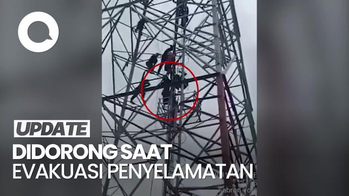 Detik-detik Anggota Basarnas di Jayapura Jatuh Didorong Warga yang Hendak Bunuh Diri