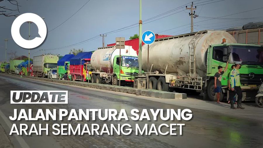 Pantura Demak Macet 6 Km Imbas Banjir Kaligawe, Ini 2 Jalur Alternatifnya