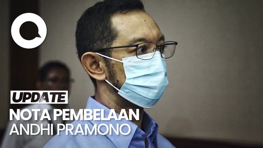 Andhi Pramono Kutip Ayat Al-Quran saat Bacakan Pleidoi