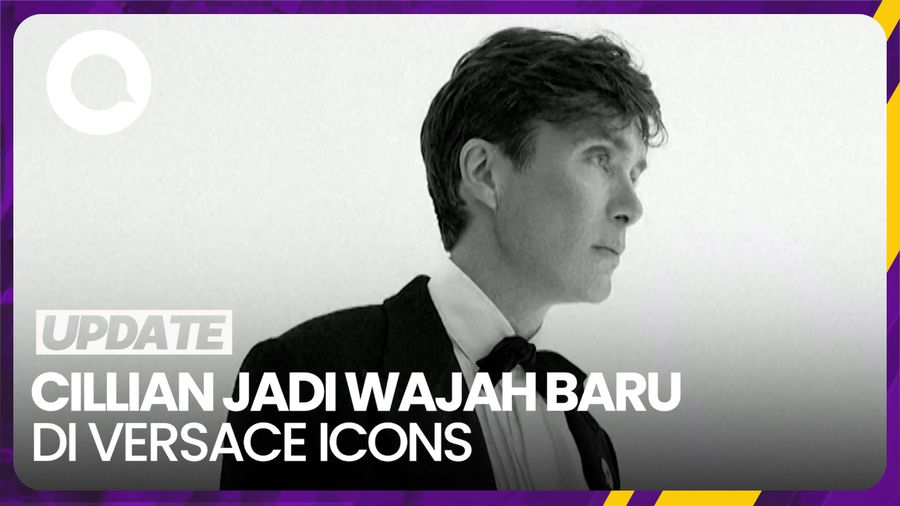 Cillian Murphy Jadi Wajah Baru Kampanye Versace Icons Pria
